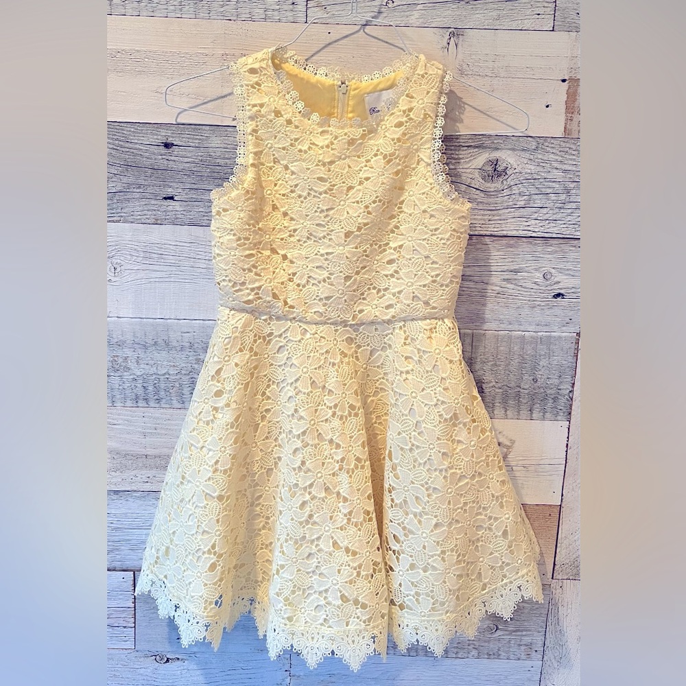 Yellow Rare Editions girls dress